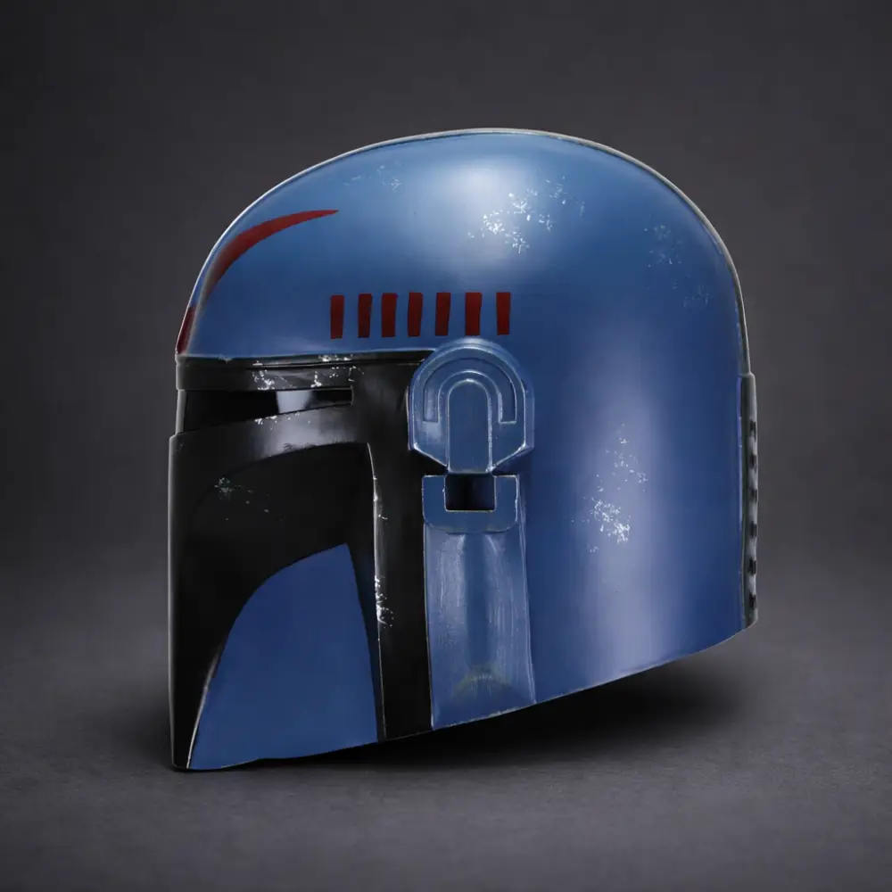 Blue Mandalorian Commmander Trooper - helmet - Image 3